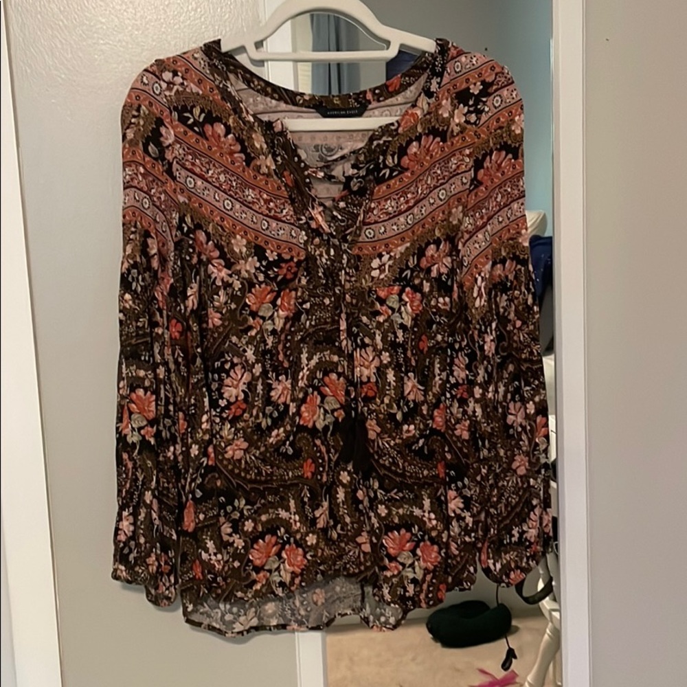 American eagle Boho blouse